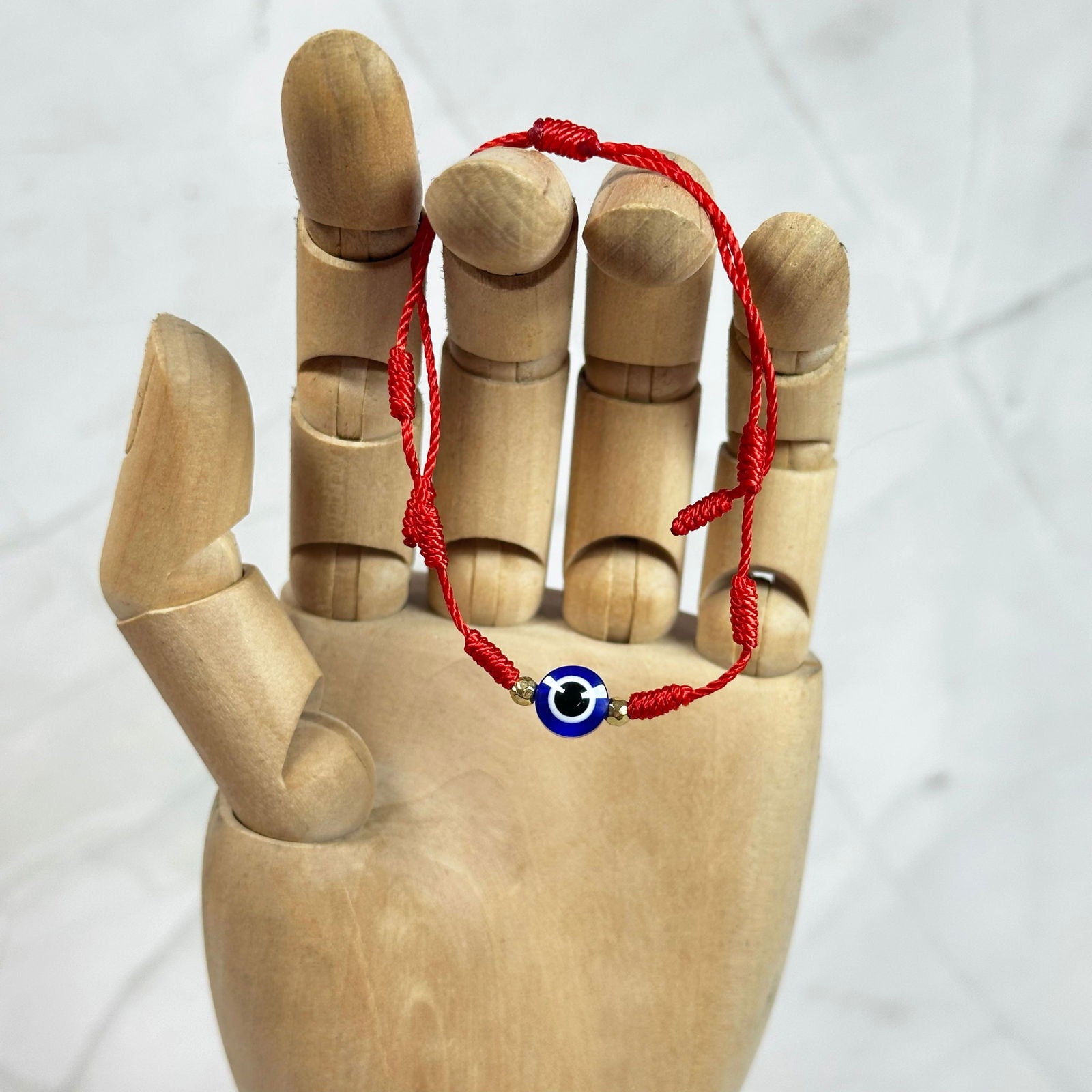 Bracelet aux 7 nœuds Œil de Nazar - Aeternum - Bracelet aux 7 nœuds Œil de Nazar - # boutique ésoterisme# - #wicca# 
