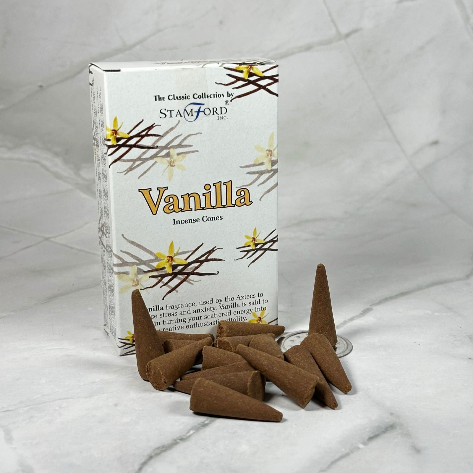 Encens en cônes Vanille - Aeternum - Encens en cônes Vanille - # boutique ésoterisme# - #wicca# 