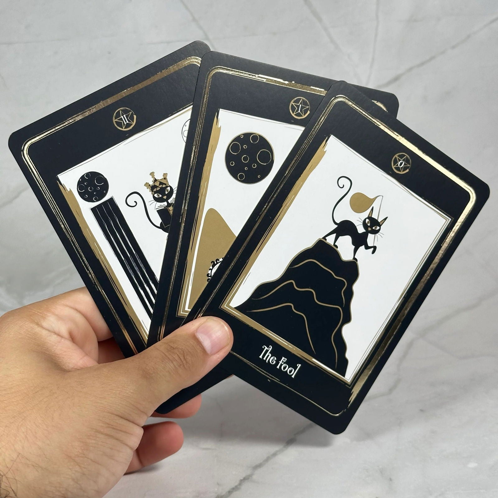 Golden Black Cat Tarot - Aeternum - Golden Black Cat Tarot - # boutique ésoterisme# - #wicca# 