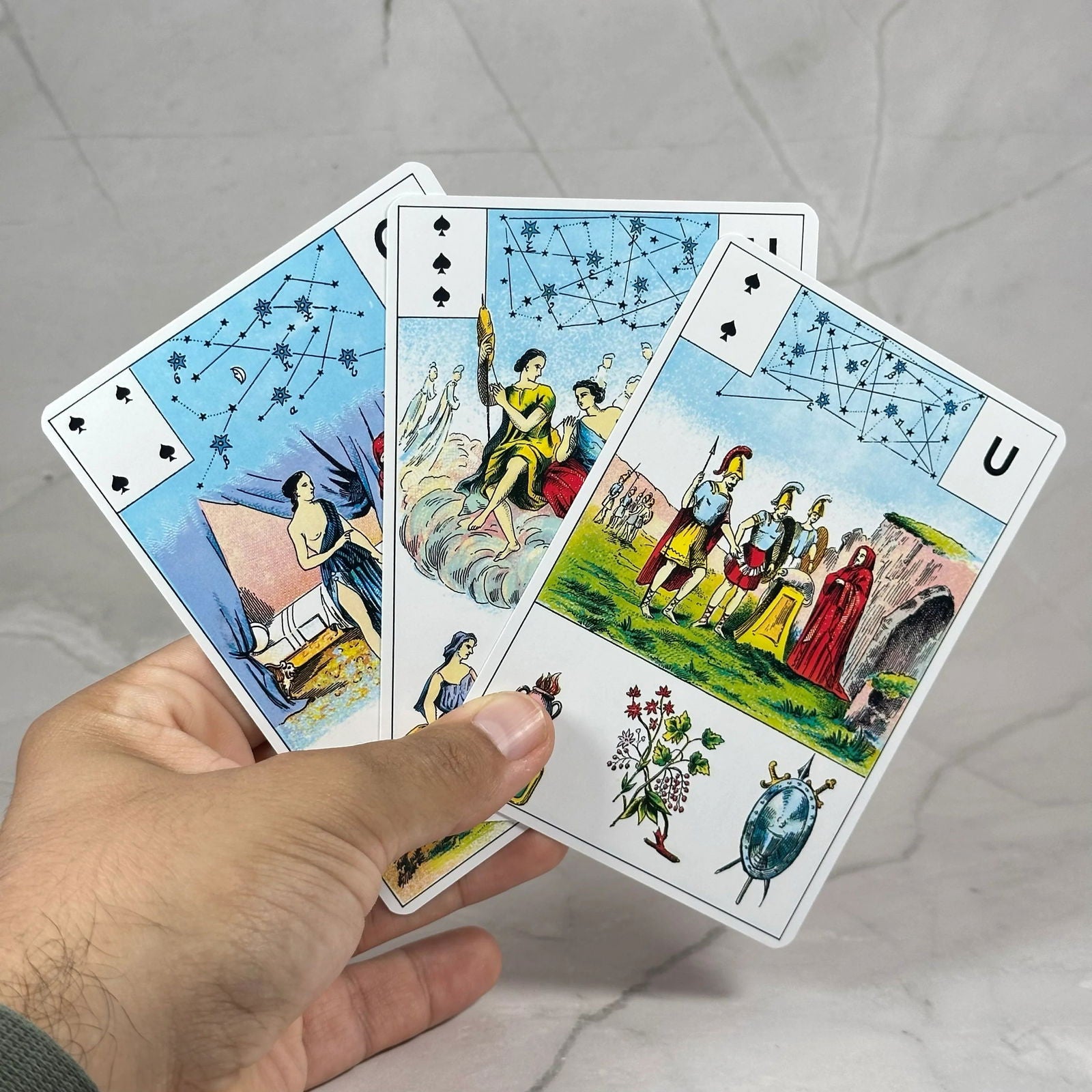 Grand Jeu de Mademoiselle Lenormand - Aeternum - Grand Jeu de Mademoiselle Lenormand - # boutique ésoterisme# - #wicca# 