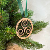 Triskel Tree Decoration (pack of 3)