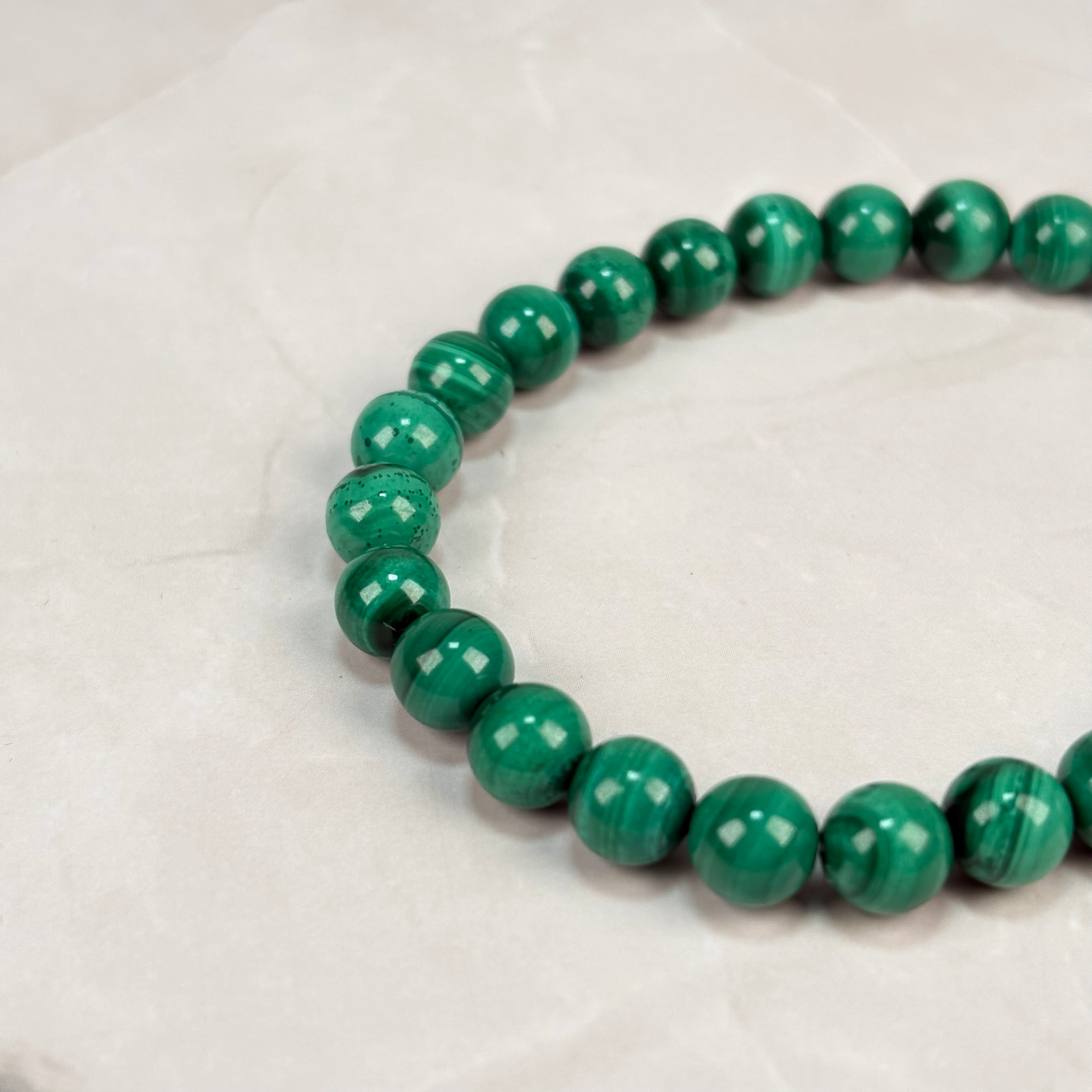 Bracelet Malachite (6mm)