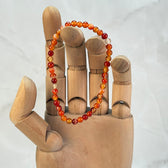 Bracelet Cornaline (4mm)