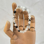 Pulsera Cuarzo Turmalina (6mm)
