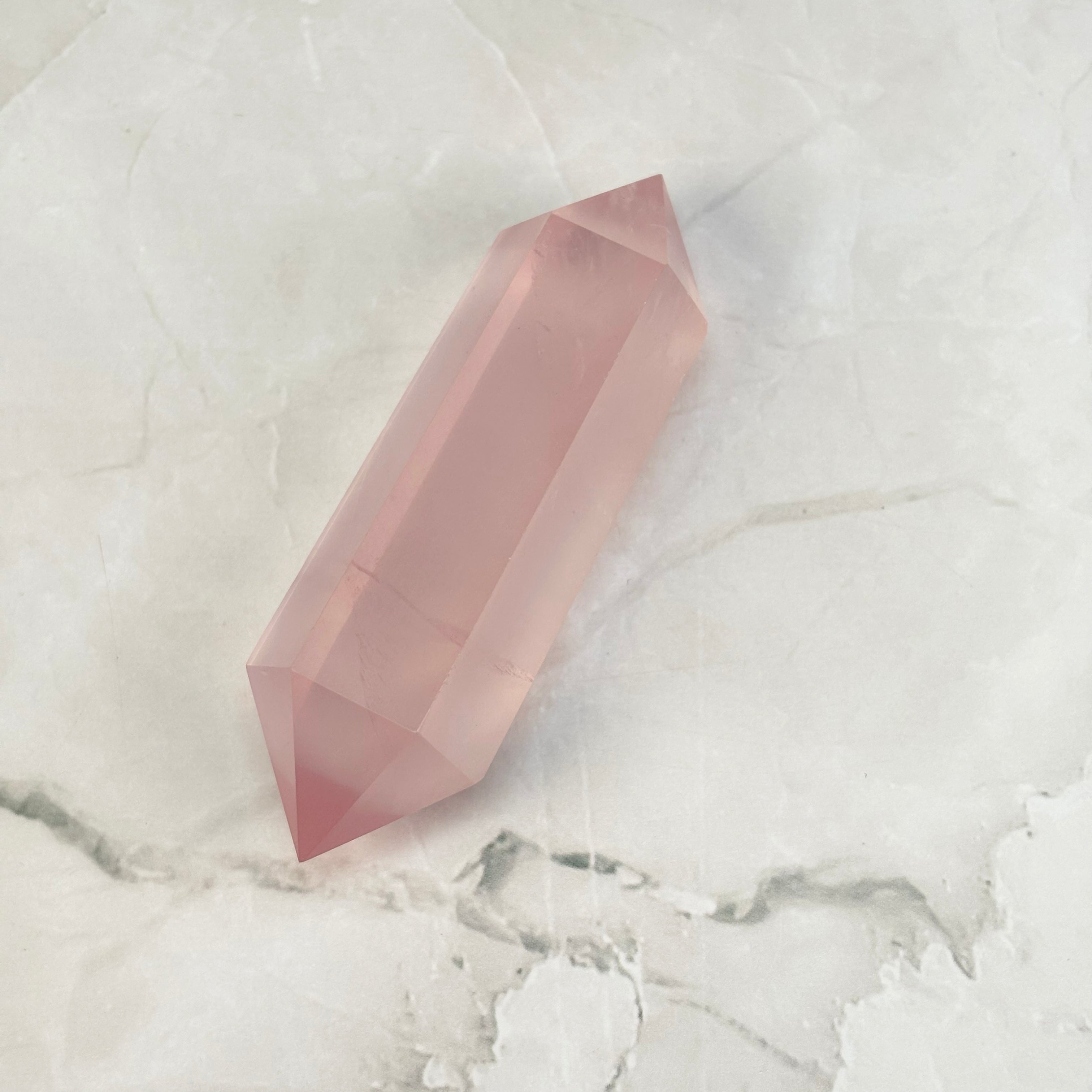 Double pointe Quartz Rose - P3