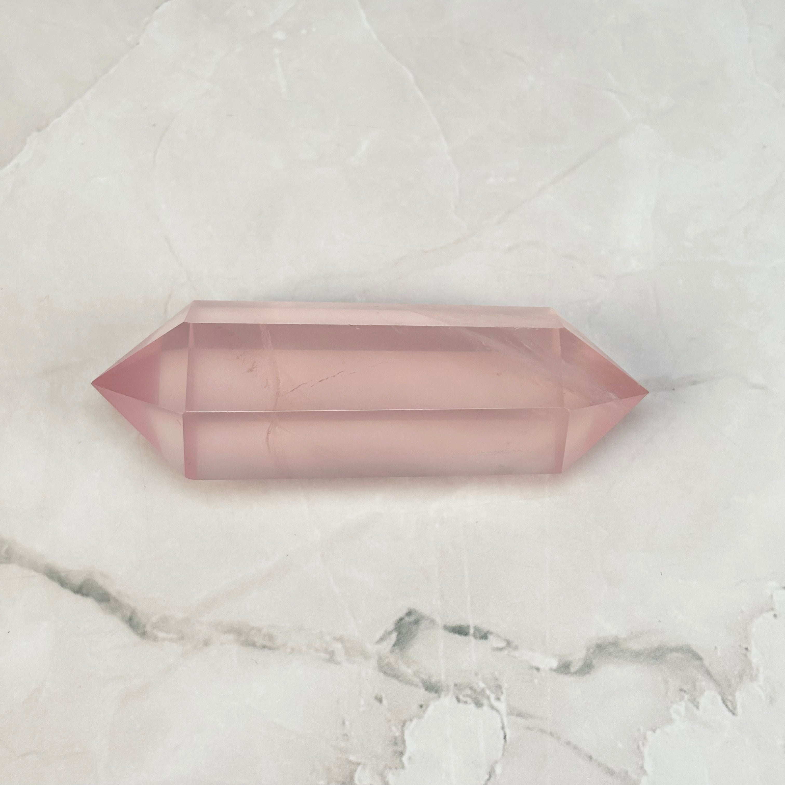 Double pointe Quartz Rose - P3