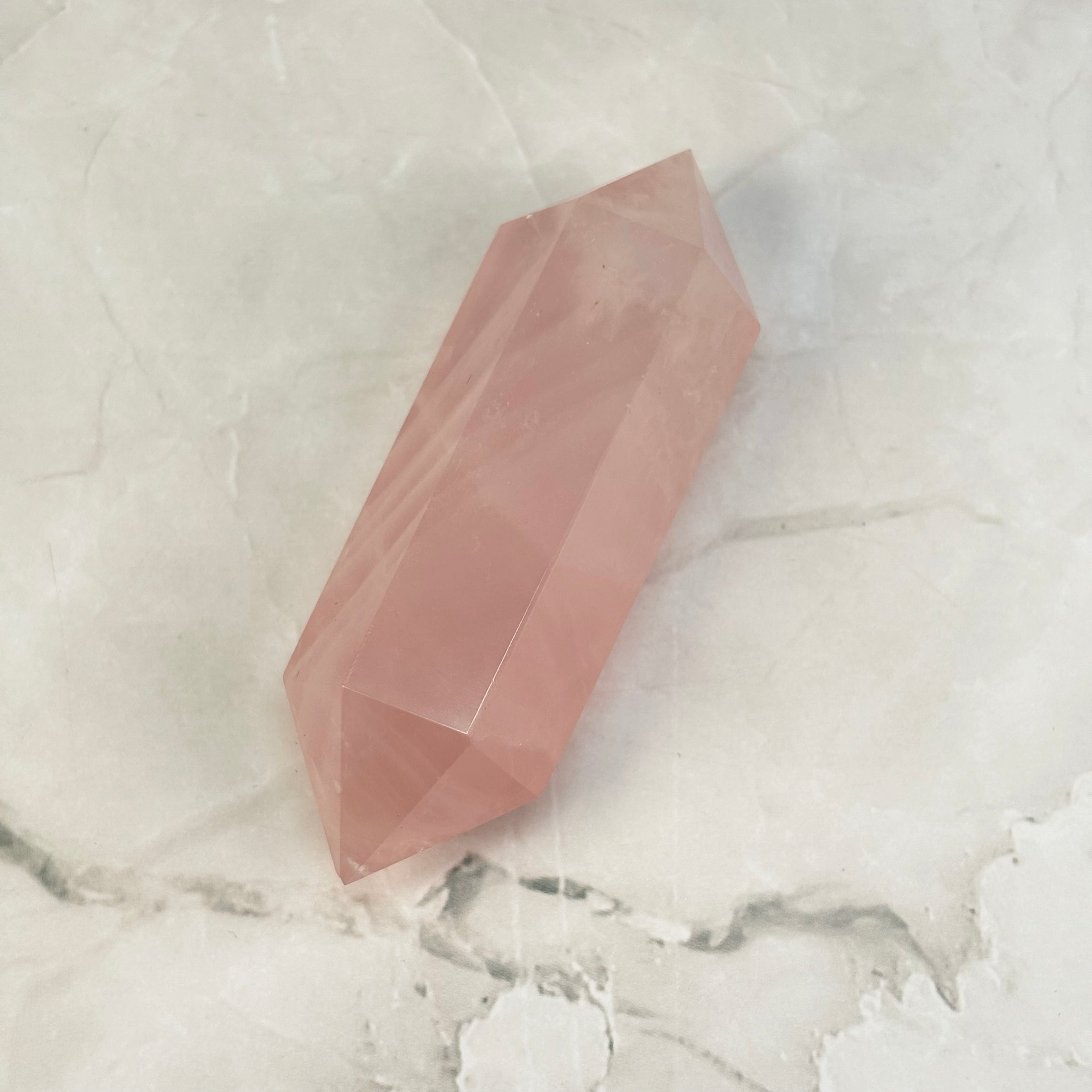 Double pointe Quartz Rose - P5