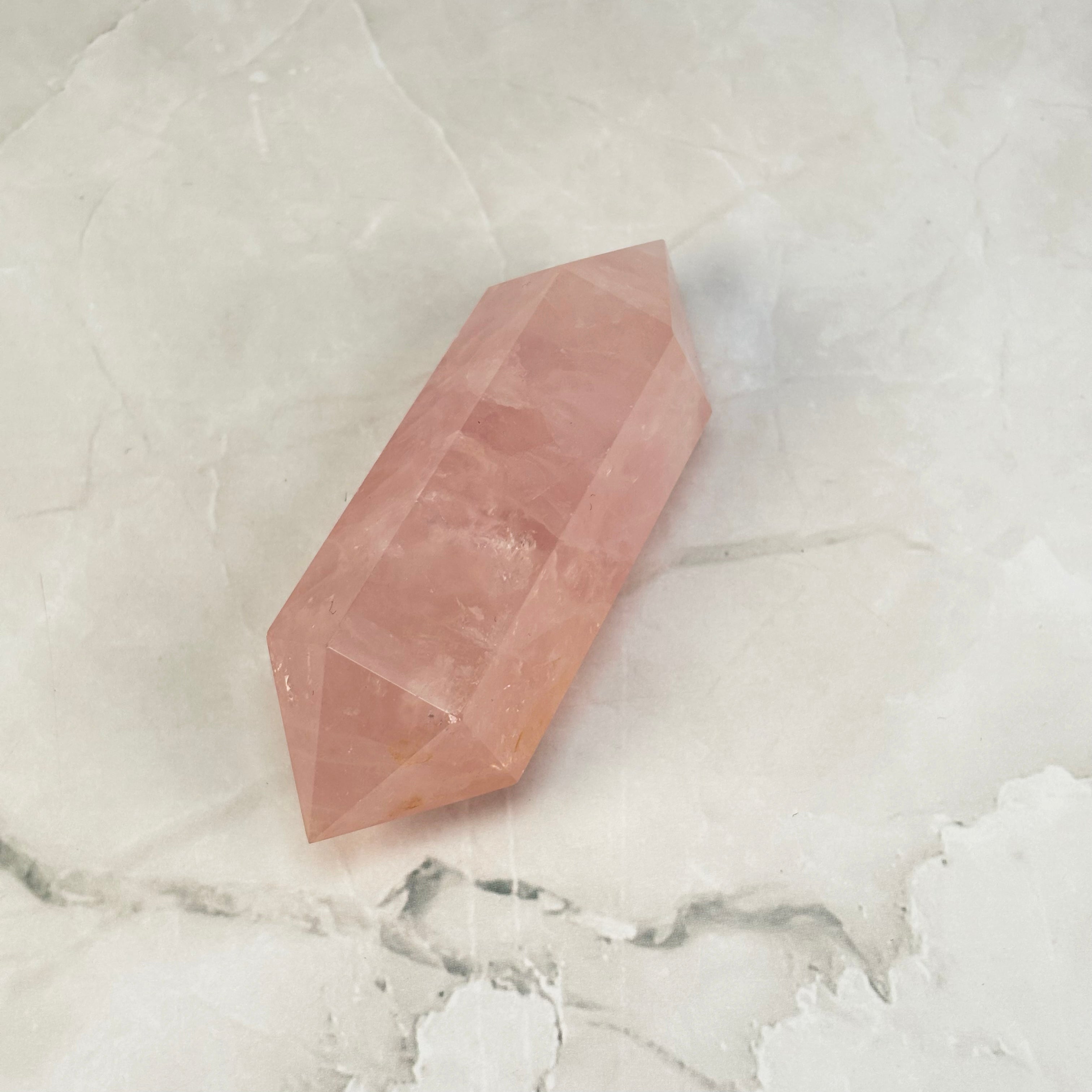 Double pointe Quartz Rose - P7