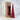 Bougie pyramide rouge - Passion & courage