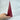 Bougie pyramide rouge - Passion & courage