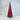 Bougie pyramide rouge - Passion & courage