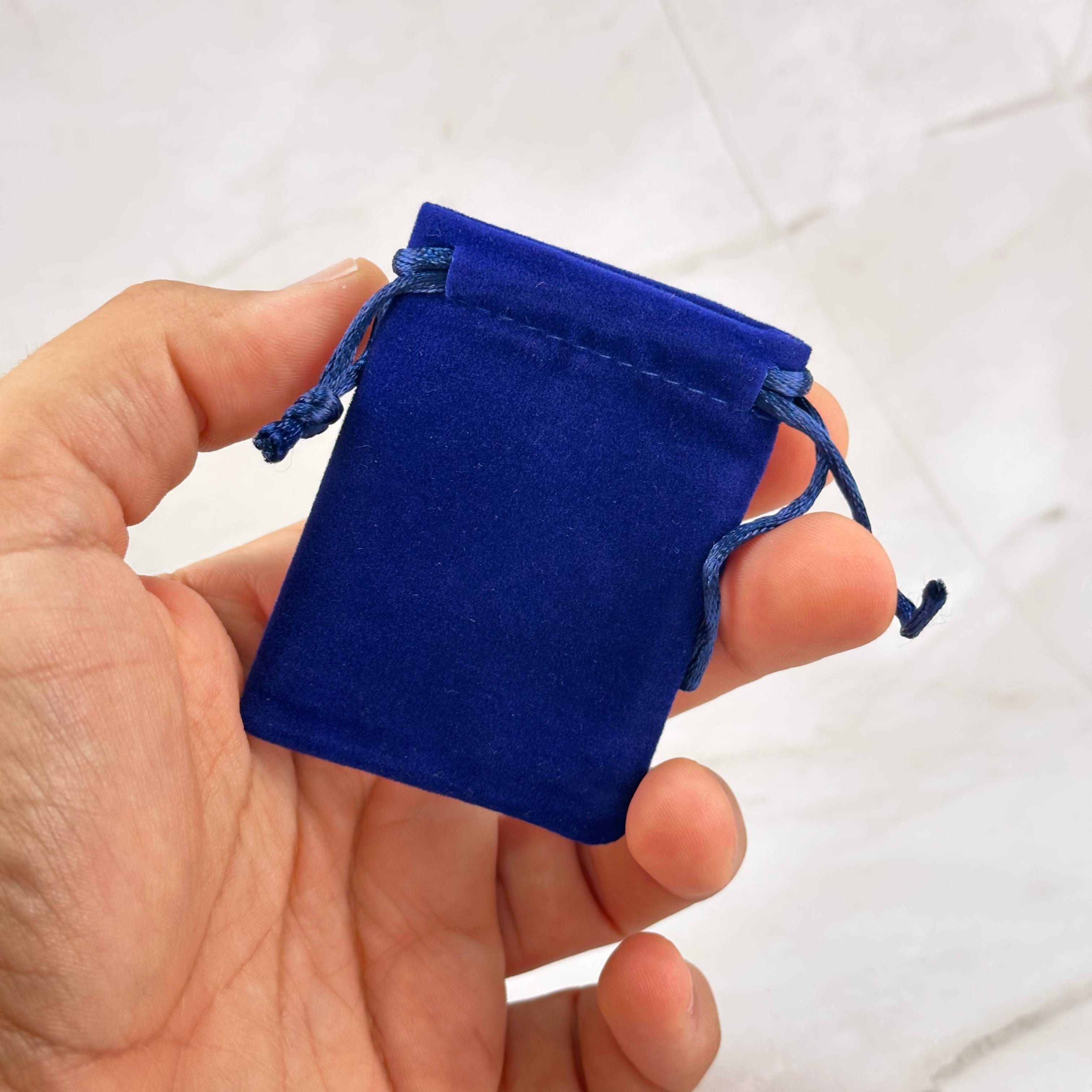 Sachet bleu pour mojo