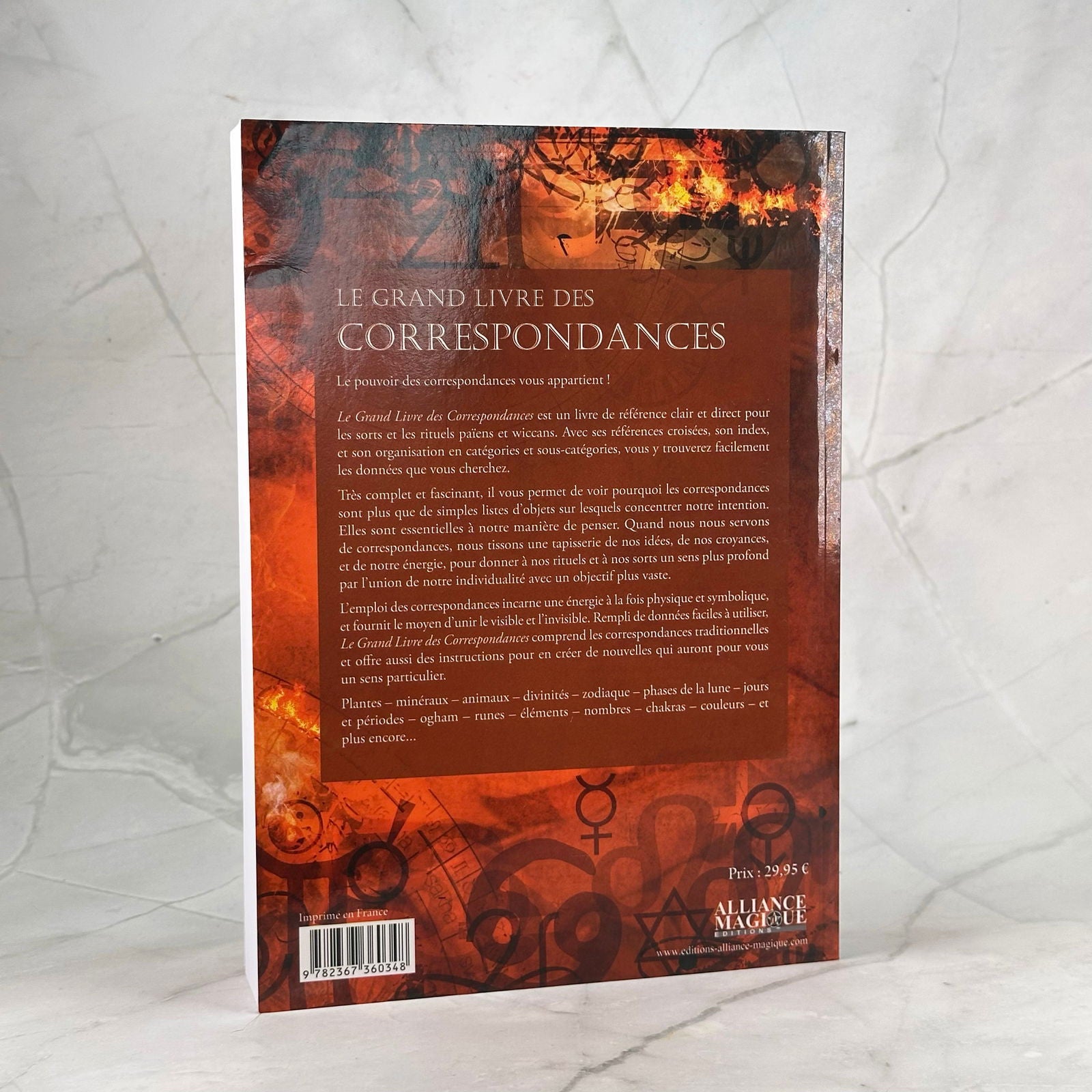 Le grand livre des correspondances - Aeternum - Le grand livre des correspondances - # boutique ésoterisme# - #wicca# 