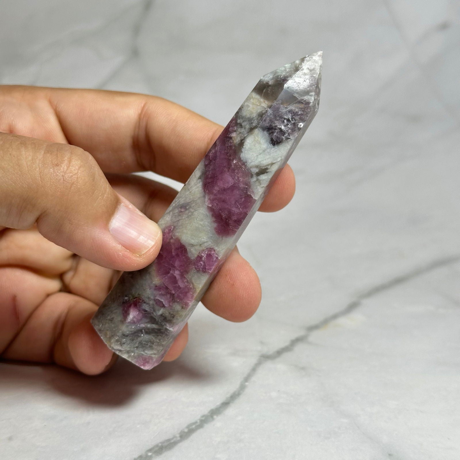 Pointe Tourmaline Rose - P2 - Aeternum - Pointe Tourmaline Rose - P2 - # boutique ésoterisme# - #wicca# 