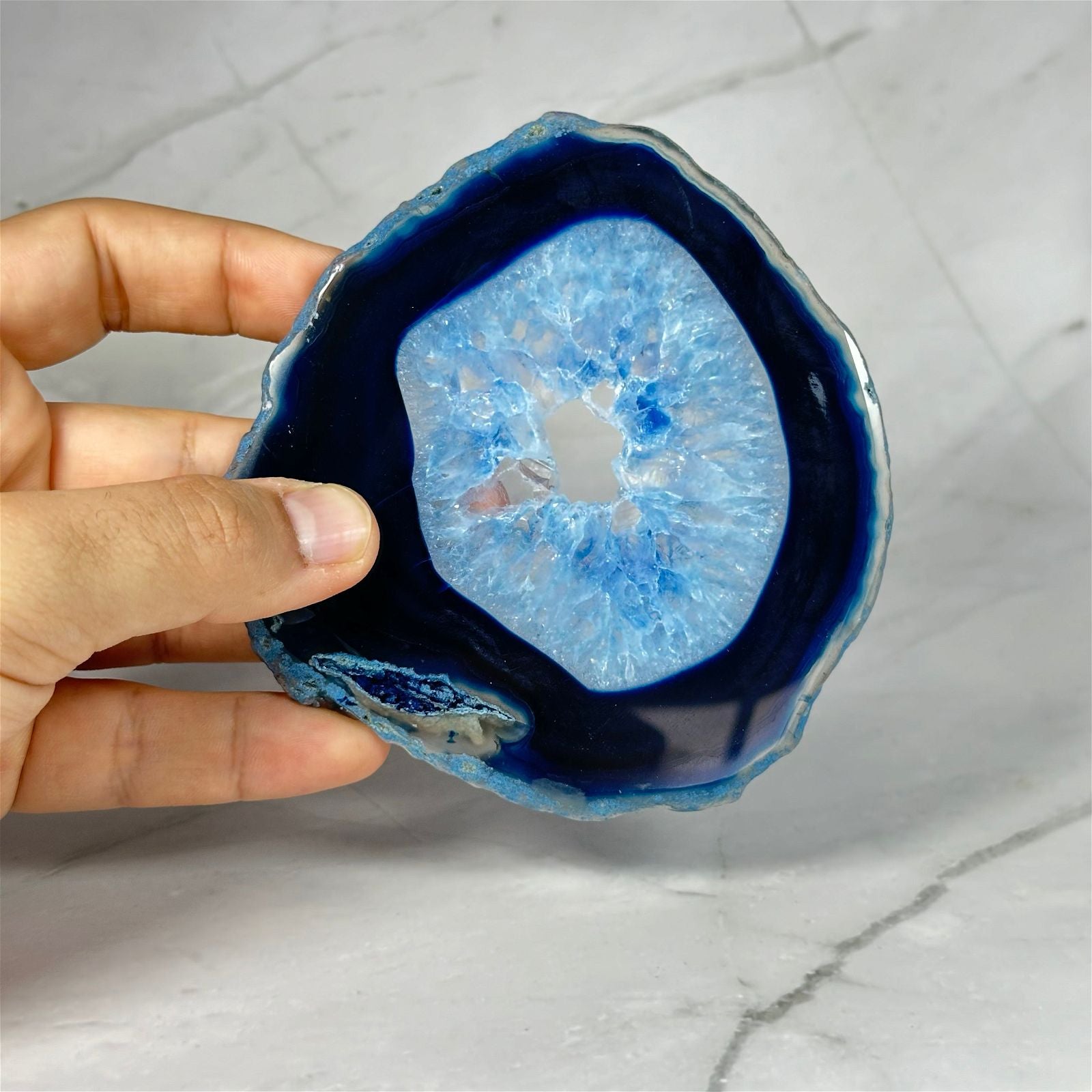 Tranche d'Agate bleue - Aeternum - Tranche d'Agate bleue - Aeternum - #original_alt_text# - #esoterisme# - #wicca#  - #esoterisme# - #wicca# 