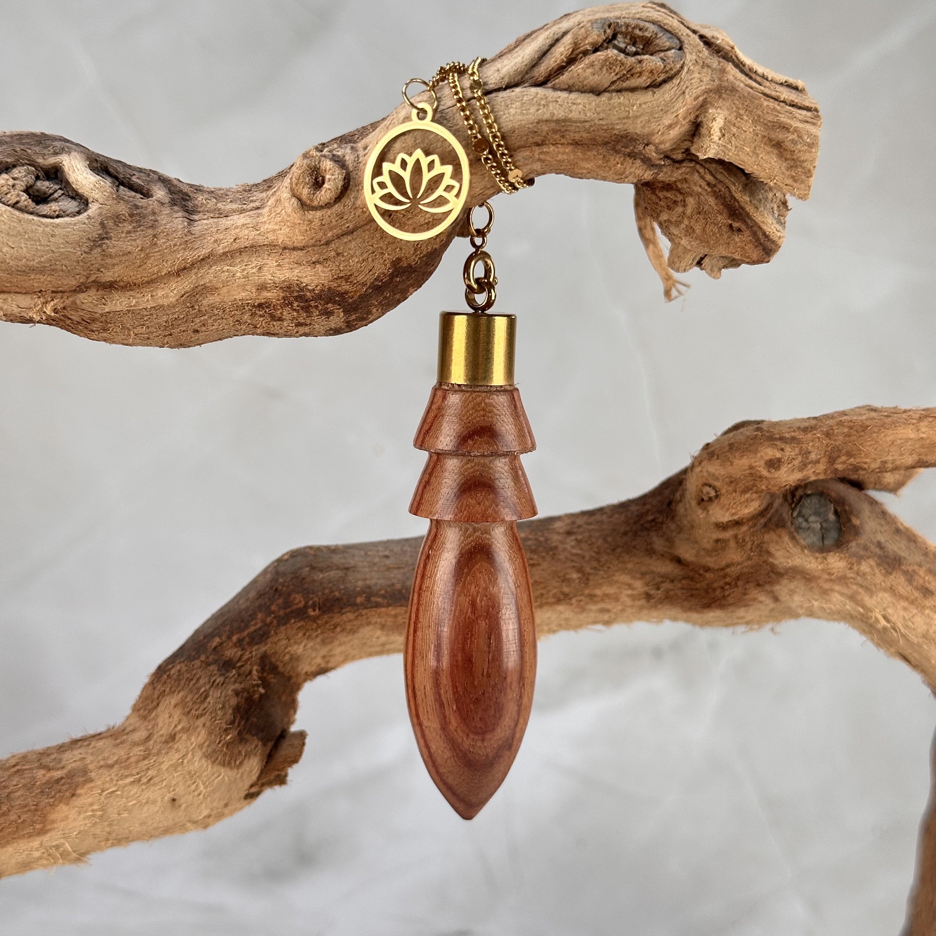 Pendule de Thoth en Bois de Rose