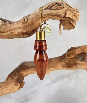Pendule Solstice en If vernis - P2
