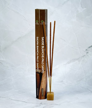 Encens sans charbon Sauge Blanche & Palo Santo