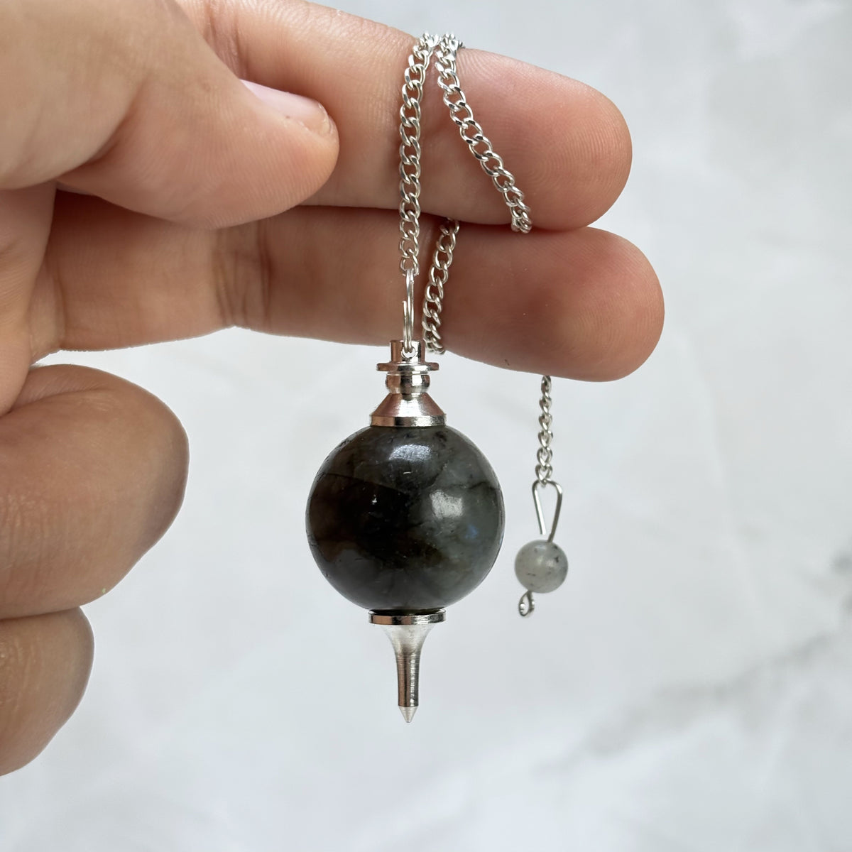 Pendule séphoroton en Labradorite