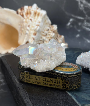 Cristaux de Quartz Aura Pearl - P9 (extra)