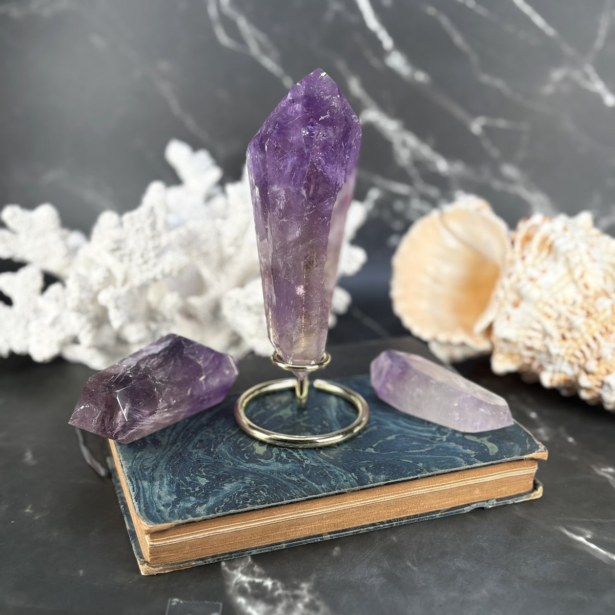 Amethyst double point photographed for the Aeternum catalogue