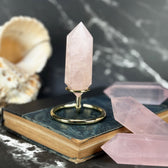 Double pointe Quartz Rose - P7 (extra)