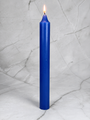 Kleine blauwe kaars
