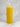 Bougie pilier teintée masse jaune