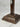 Crucifix Christ en bois & métal sur socle