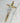Crucifix Christ en métal doré/argenté